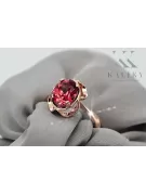 Ring Ruby Original Vintage 14K Rose Gold Vintage Jewlery vrc206r